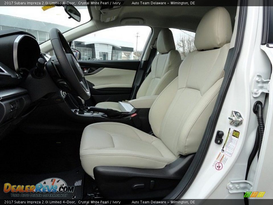 Front Seat of 2017 Subaru Impreza 2.0i Limited 4-Door Photo #12