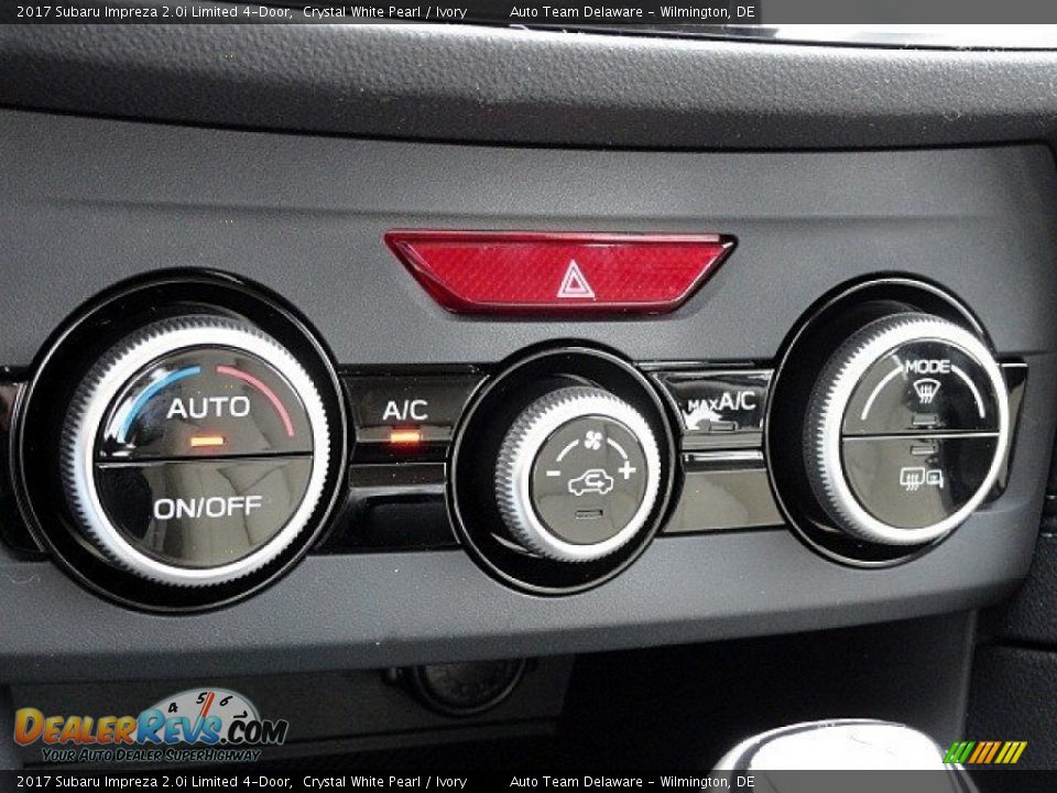 Controls of 2017 Subaru Impreza 2.0i Limited 4-Door Photo #17