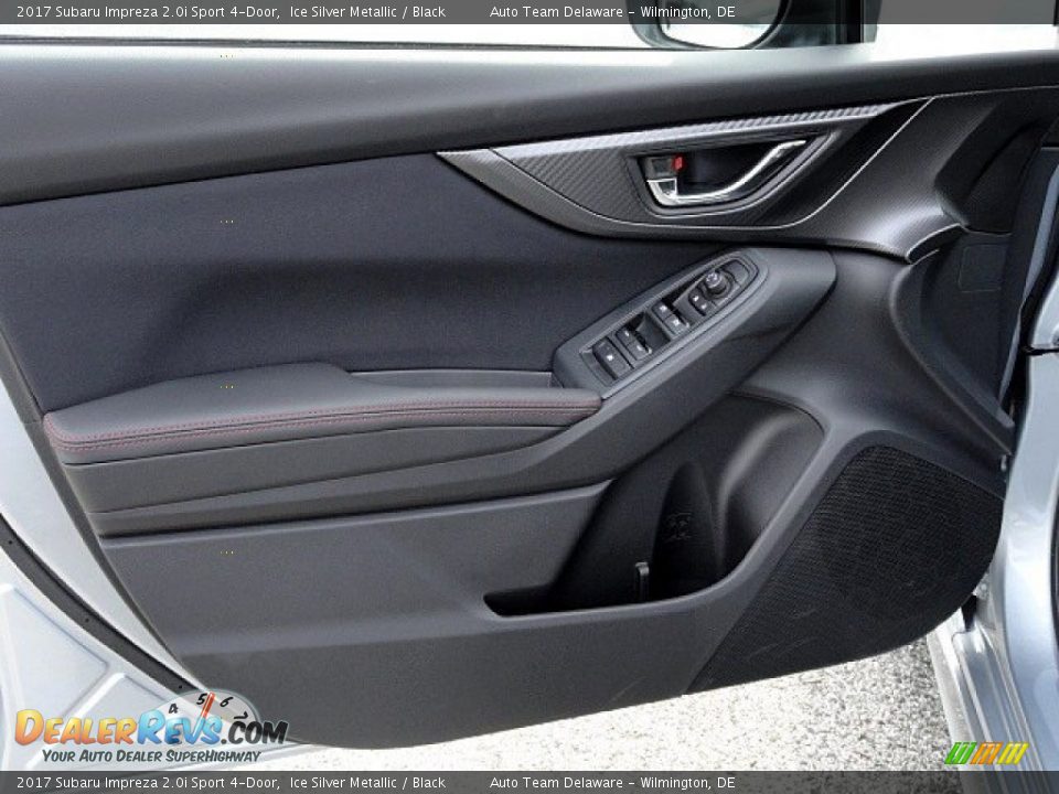 2017 Subaru Impreza 2.0i Sport 4-Door Ice Silver Metallic / Black Photo #11