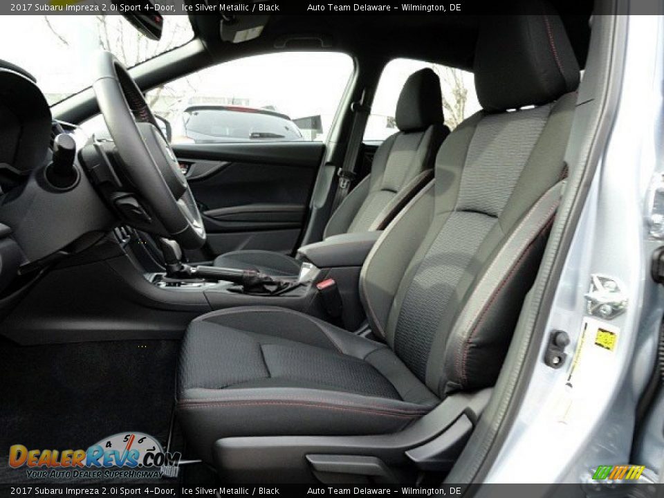 2017 Subaru Impreza 2.0i Sport 4-Door Ice Silver Metallic / Black Photo #13
