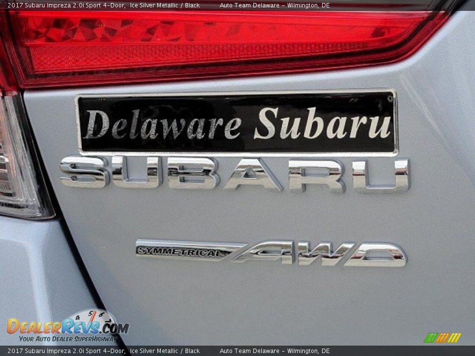 2017 Subaru Impreza 2.0i Sport 4-Door Ice Silver Metallic / Black Photo #32