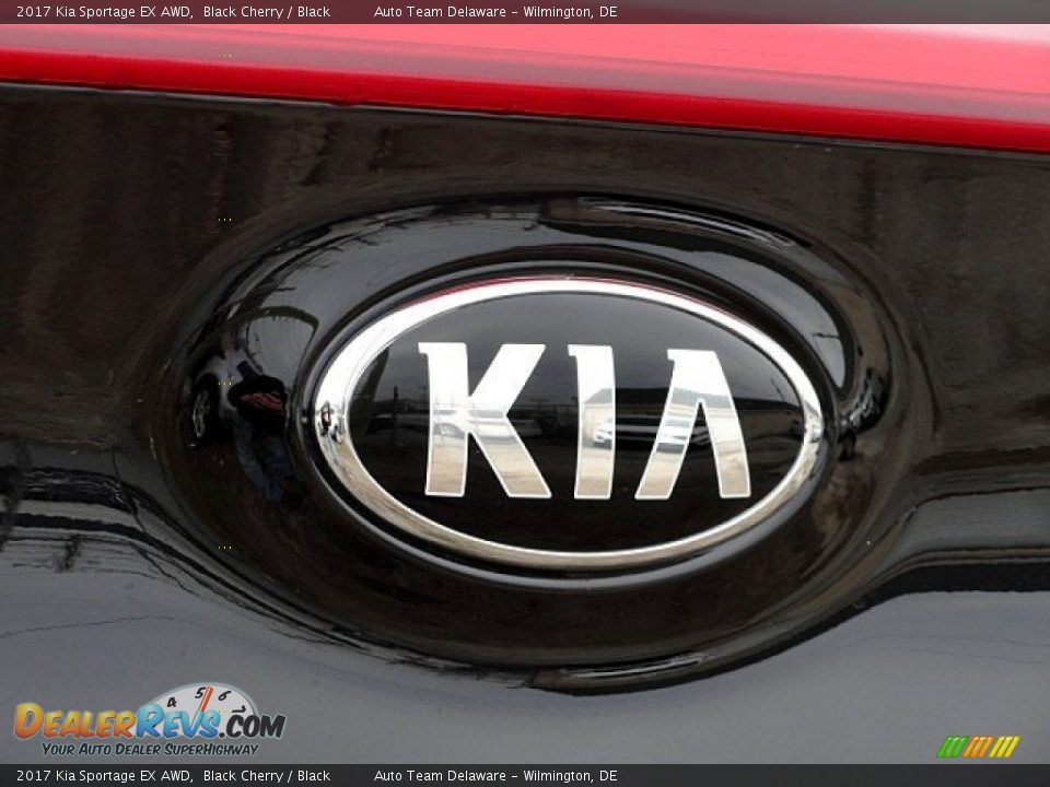 2017 Kia Sportage EX AWD Black Cherry / Black Photo #32