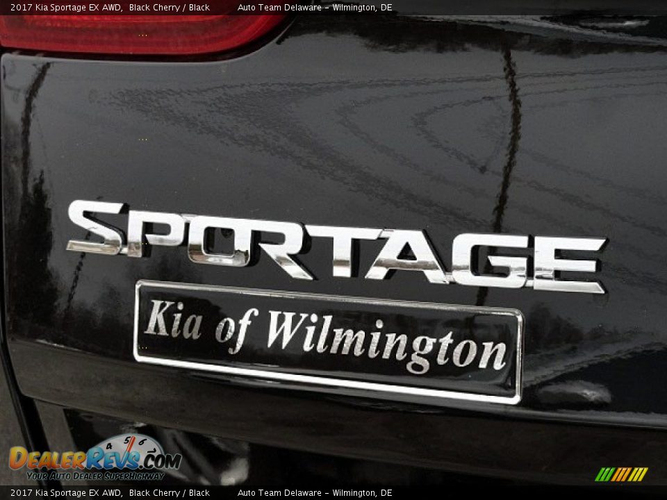 2017 Kia Sportage EX AWD Black Cherry / Black Photo #35