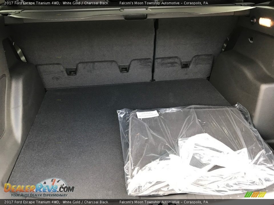 2017 Ford Escape Titanium 4WD White Gold / Charcoal Black Photo #9