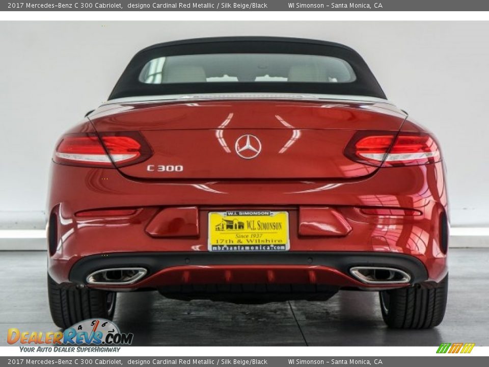 2017 Mercedes-Benz C 300 Cabriolet designo Cardinal Red Metallic / Silk Beige/Black Photo #4
