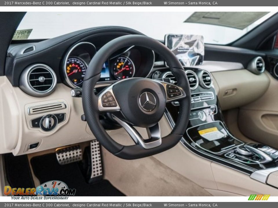 2017 Mercedes-Benz C 300 Cabriolet designo Cardinal Red Metallic / Silk Beige/Black Photo #5