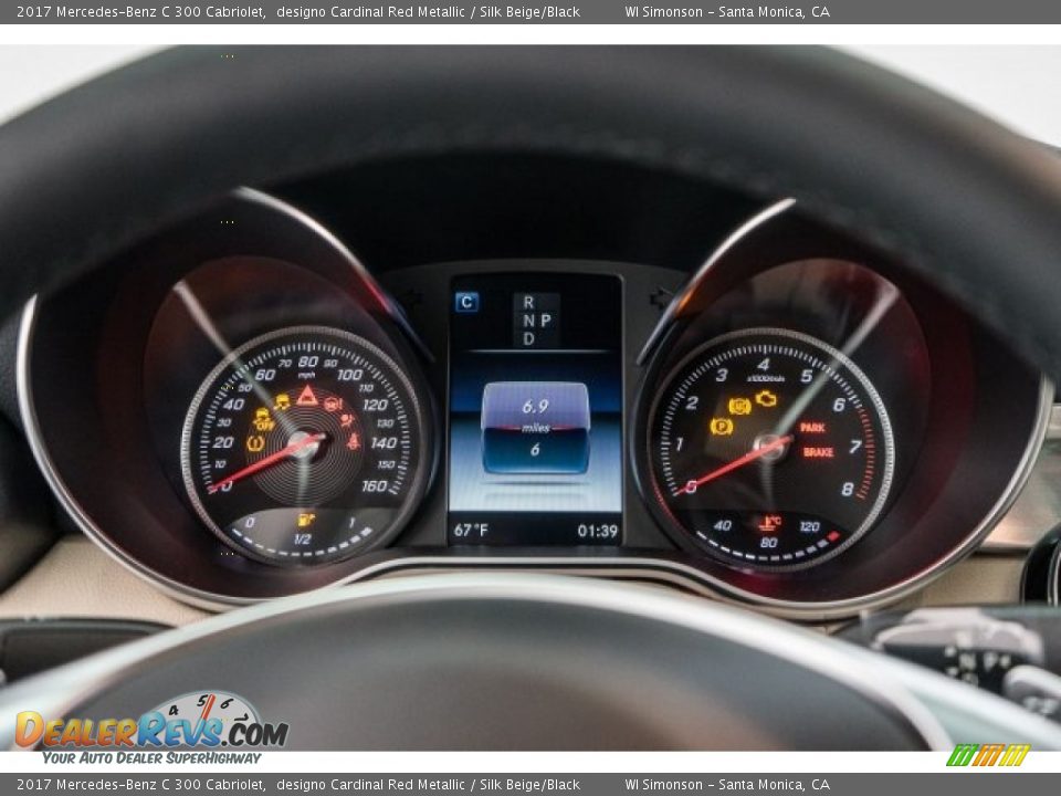 2017 Mercedes-Benz C 300 Cabriolet designo Cardinal Red Metallic / Silk Beige/Black Photo #7