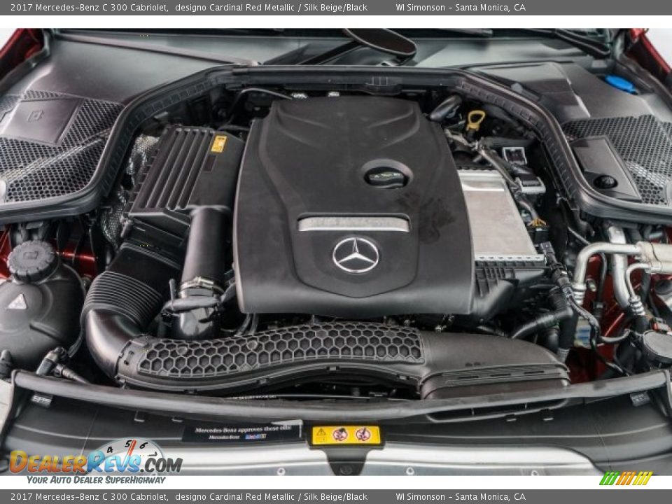 2017 Mercedes-Benz C 300 Cabriolet designo Cardinal Red Metallic / Silk Beige/Black Photo #9