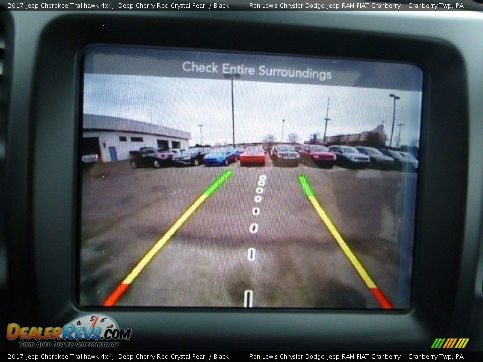 2017 Jeep Cherokee Trailhawk 4x4 Deep Cherry Red Crystal Pearl / Black Photo #17