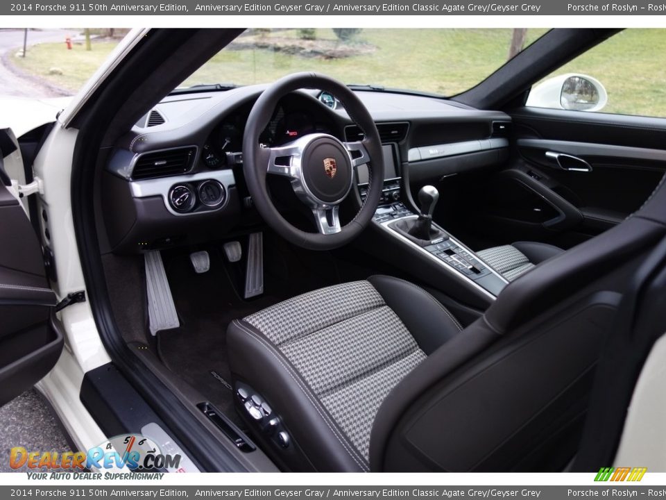Anniversary Edition Classic Agate Grey/Geyser Grey Interior - 2014 Porsche 911 50th Anniversary Edition Photo #13