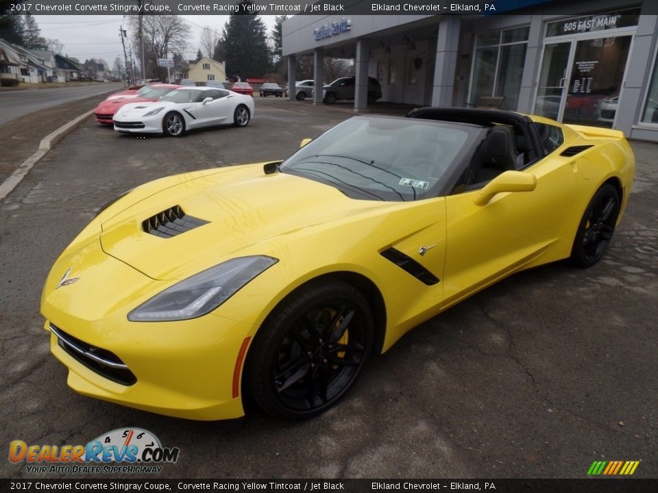 2017 Chevrolet Corvette Stingray Coupe Corvette Racing Yellow Tintcoat / Jet Black Photo #1