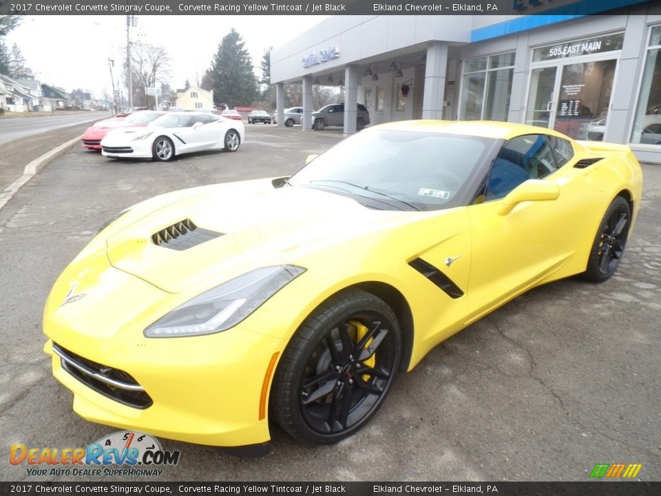2017 Chevrolet Corvette Stingray Coupe Corvette Racing Yellow Tintcoat / Jet Black Photo #4