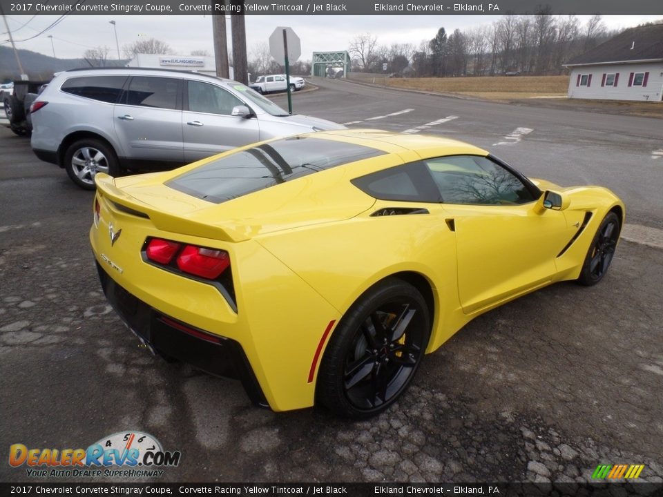 Corvette Racing Yellow Tintcoat 2017 Chevrolet Corvette Stingray Coupe Photo #8