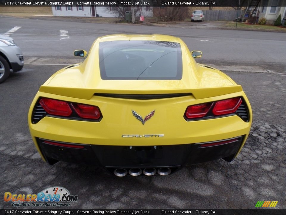 2017 Chevrolet Corvette Stingray Coupe Corvette Racing Yellow Tintcoat / Jet Black Photo #9