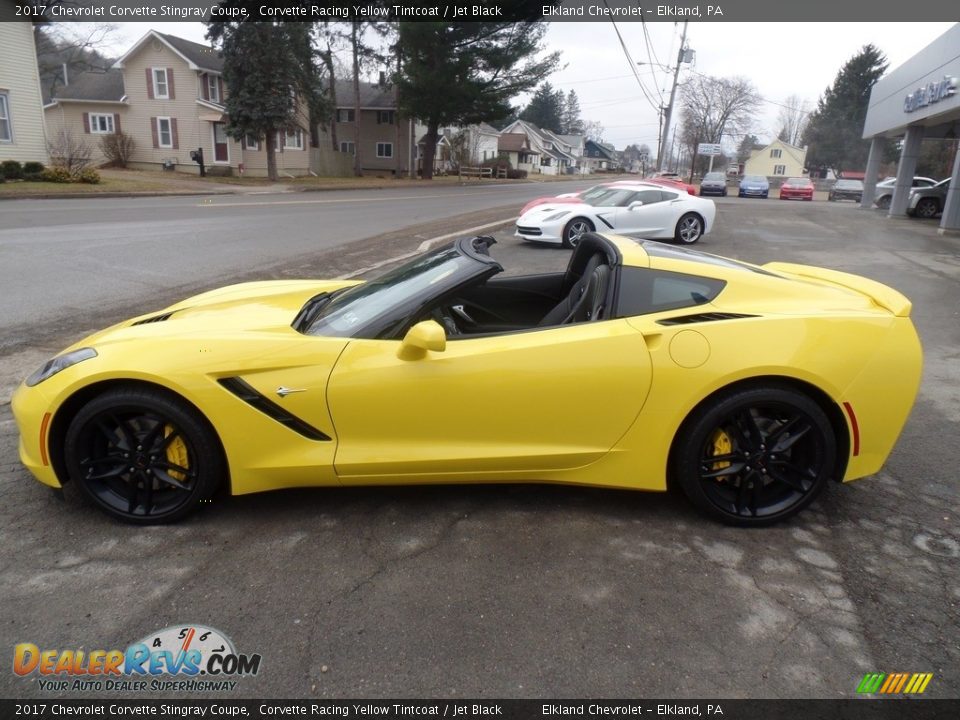 Corvette Racing Yellow Tintcoat 2017 Chevrolet Corvette Stingray Coupe Photo #12