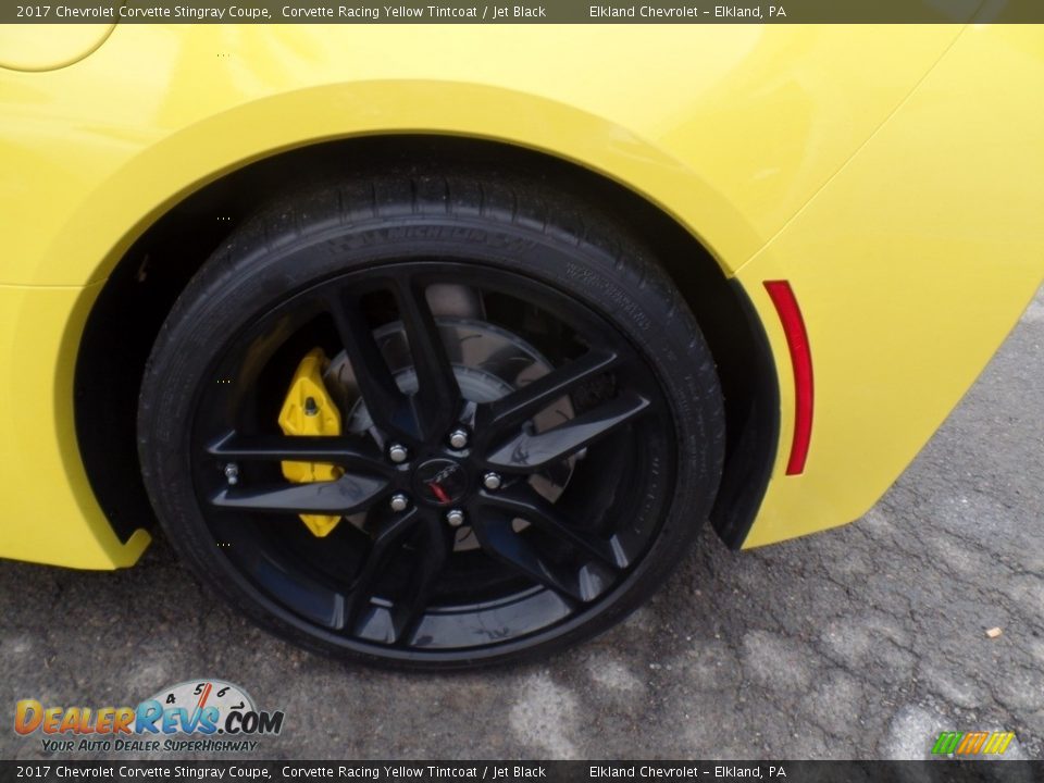 2017 Chevrolet Corvette Stingray Coupe Corvette Racing Yellow Tintcoat / Jet Black Photo #13