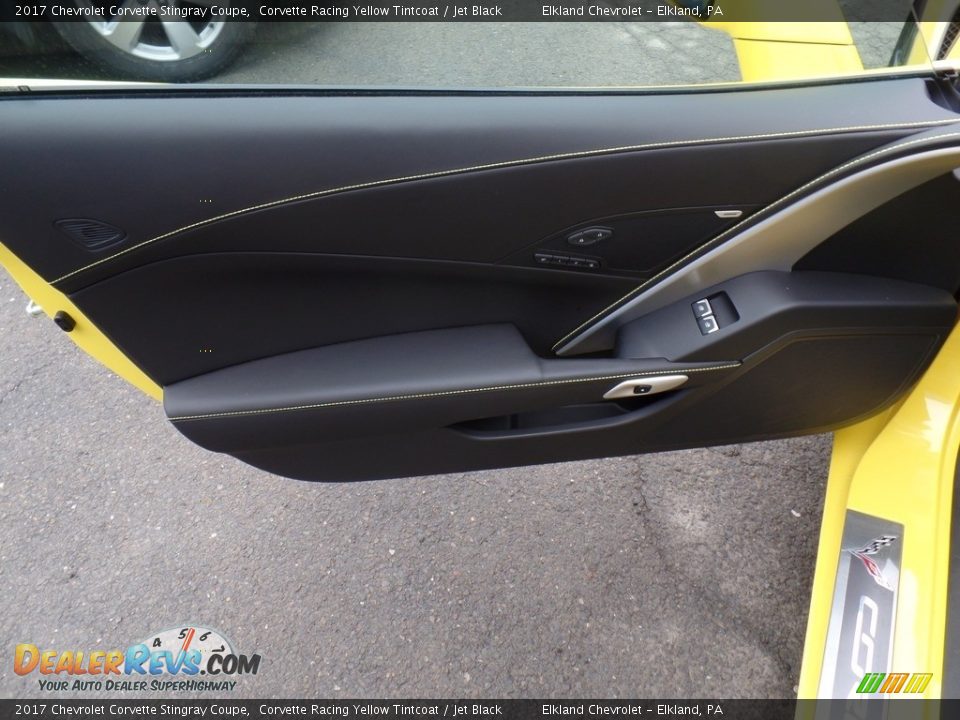 2017 Chevrolet Corvette Stingray Coupe Corvette Racing Yellow Tintcoat / Jet Black Photo #15