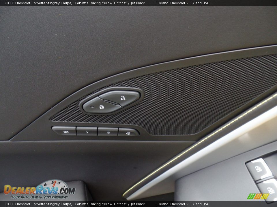 2017 Chevrolet Corvette Stingray Coupe Corvette Racing Yellow Tintcoat / Jet Black Photo #16