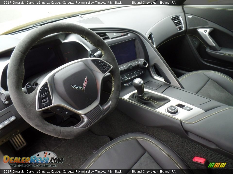2017 Chevrolet Corvette Stingray Coupe Corvette Racing Yellow Tintcoat / Jet Black Photo #19