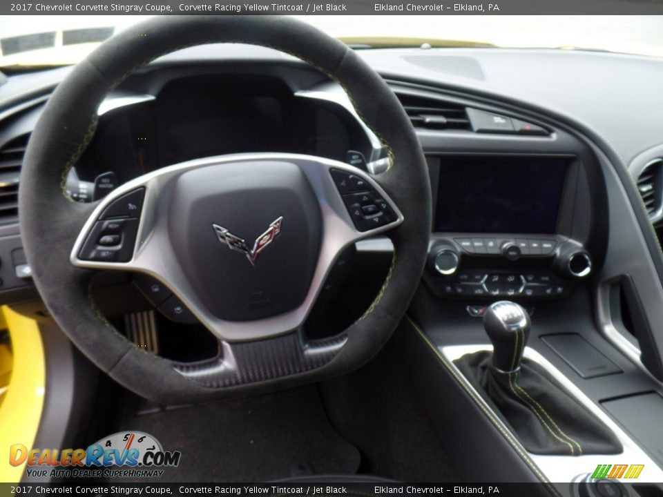 2017 Chevrolet Corvette Stingray Coupe Corvette Racing Yellow Tintcoat / Jet Black Photo #20