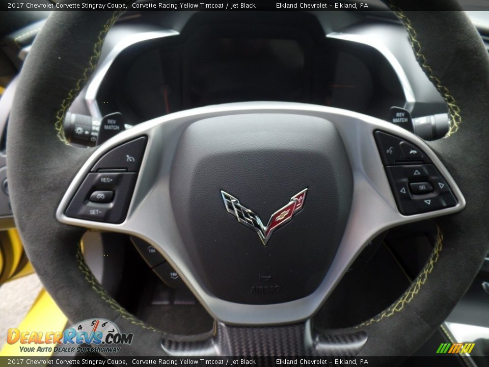 2017 Chevrolet Corvette Stingray Coupe Corvette Racing Yellow Tintcoat / Jet Black Photo #21