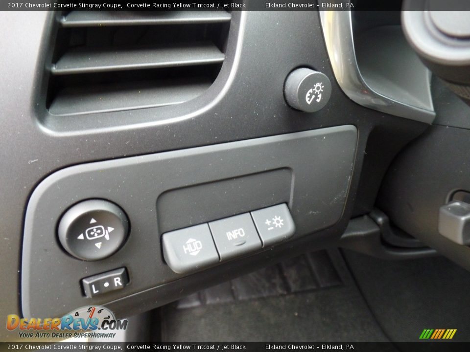 2017 Chevrolet Corvette Stingray Coupe Corvette Racing Yellow Tintcoat / Jet Black Photo #24