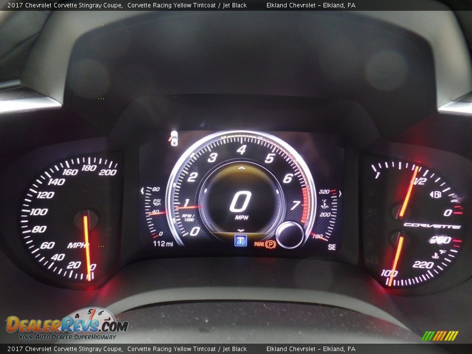 2017 Chevrolet Corvette Stingray Coupe Gauges Photo #26