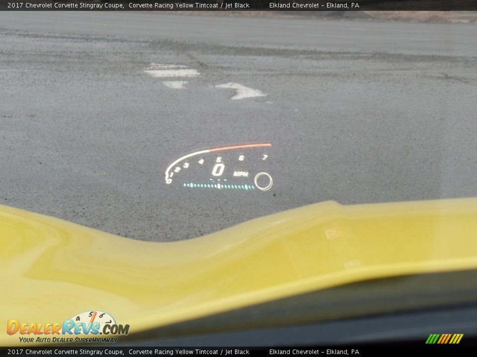 2017 Chevrolet Corvette Stingray Coupe Corvette Racing Yellow Tintcoat / Jet Black Photo #27