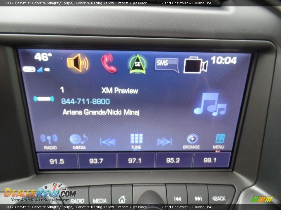 Controls of 2017 Chevrolet Corvette Stingray Coupe Photo #30