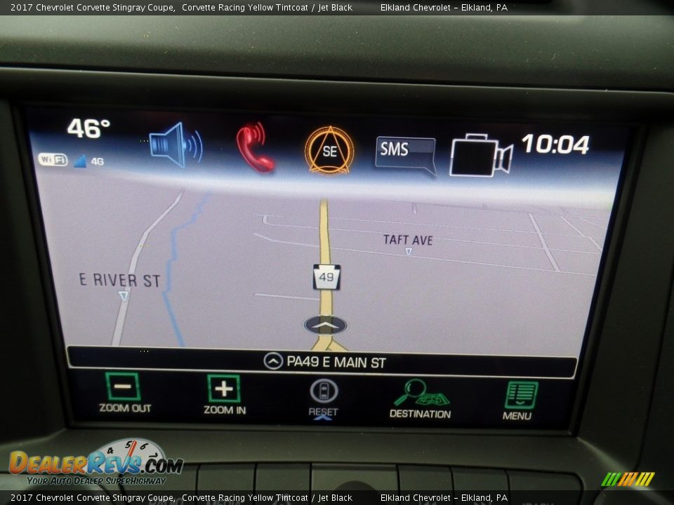 Navigation of 2017 Chevrolet Corvette Stingray Coupe Photo #32