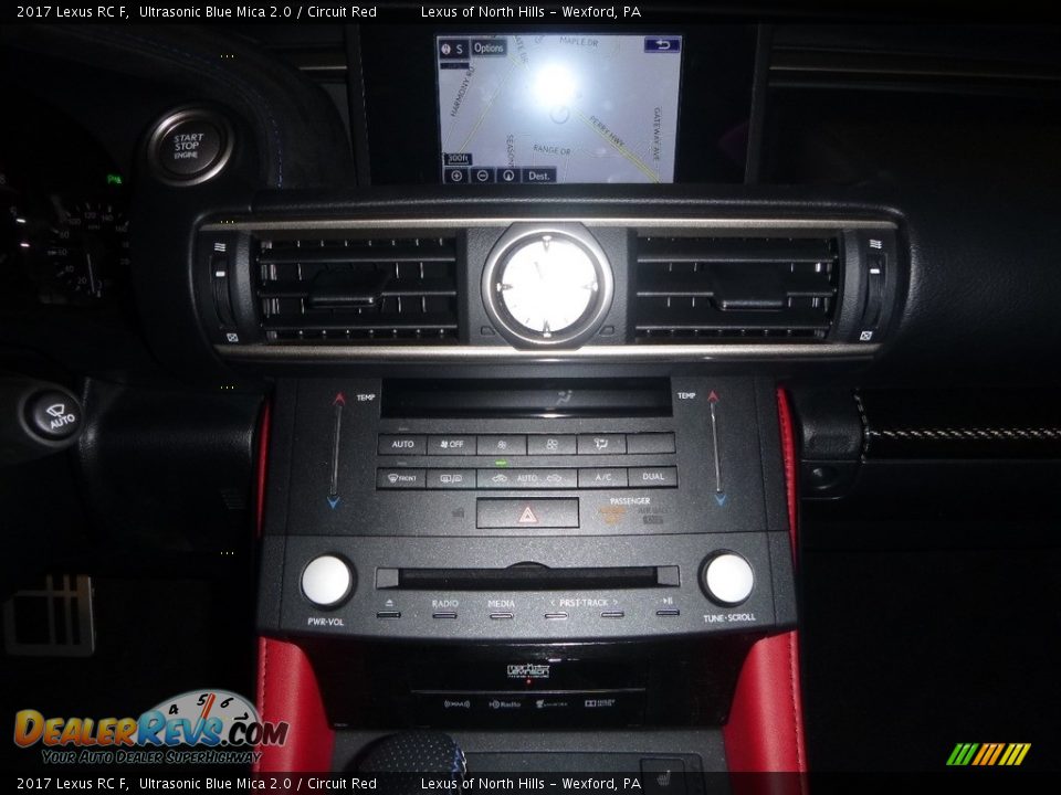 Controls of 2017 Lexus RC F Photo #13