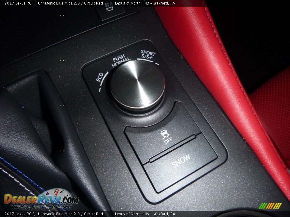 Controls of 2017 Lexus RC F Photo #14