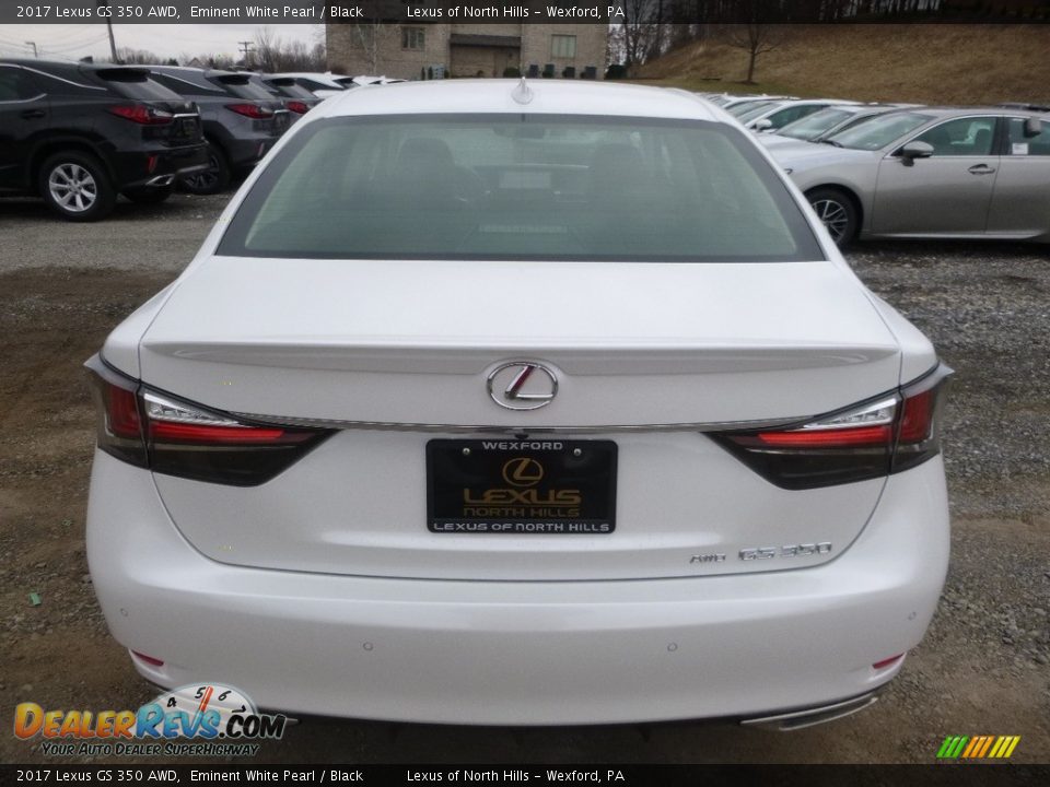 2017 Lexus GS 350 AWD Eminent White Pearl / Black Photo #6