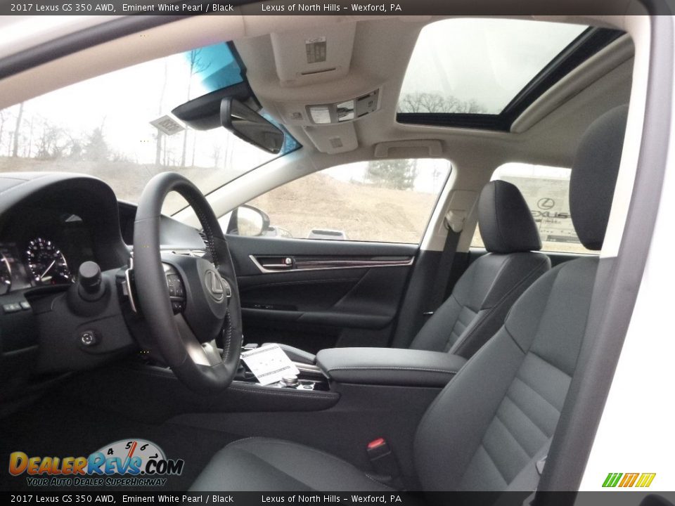2017 Lexus GS 350 AWD Eminent White Pearl / Black Photo #7