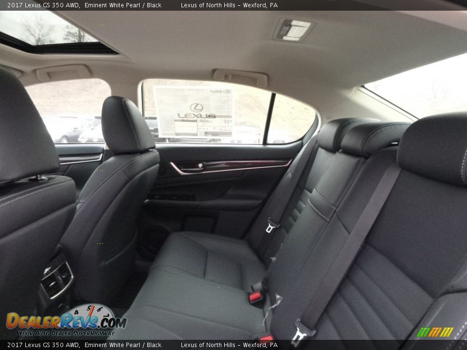 2017 Lexus GS 350 AWD Eminent White Pearl / Black Photo #8