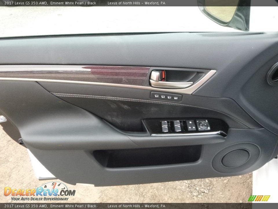 2017 Lexus GS 350 AWD Eminent White Pearl / Black Photo #10