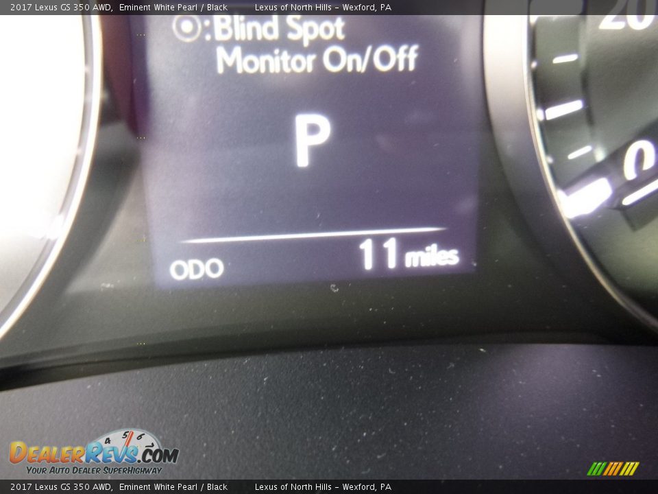 2017 Lexus GS 350 AWD Eminent White Pearl / Black Photo #15