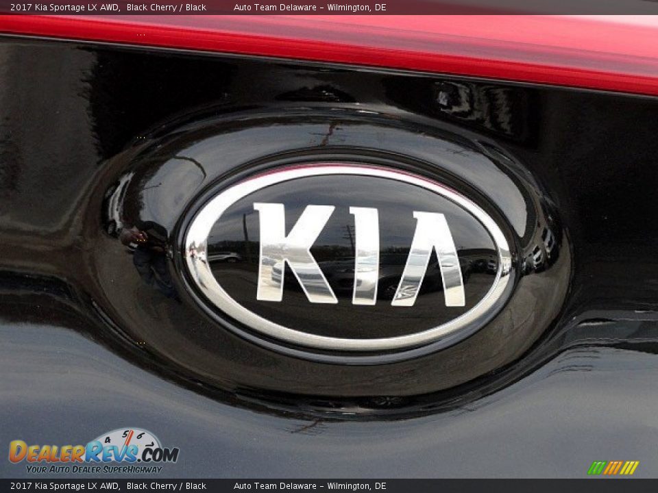 2017 Kia Sportage LX AWD Black Cherry / Black Photo #28