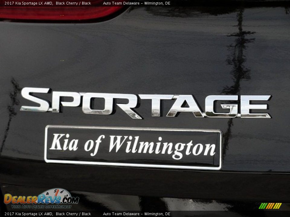 2017 Kia Sportage LX AWD Black Cherry / Black Photo #30