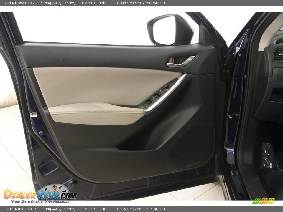 2014 Mazda CX-5 Touring AWD Stormy Blue Mica / Black Photo #4