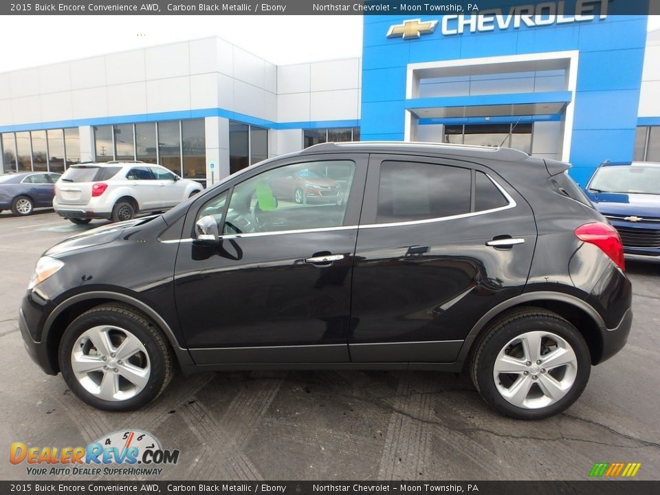 2015 Buick Encore Convenience AWD Carbon Black Metallic / Ebony Photo #3