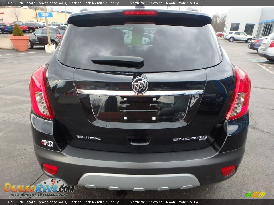 2015 Buick Encore Convenience AWD Carbon Black Metallic / Ebony Photo #7