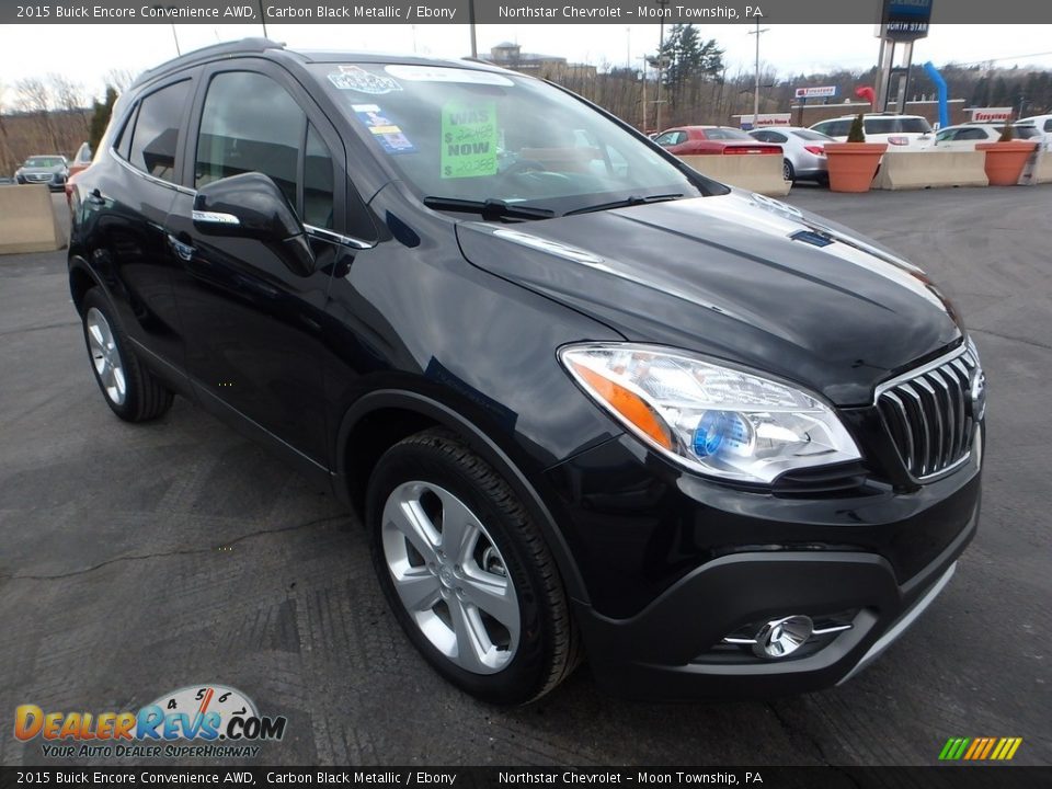 2015 Buick Encore Convenience AWD Carbon Black Metallic / Ebony Photo #11
