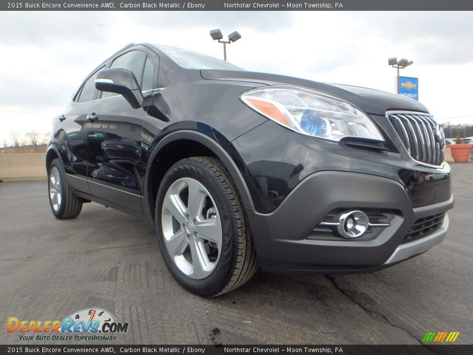 2015 Buick Encore Convenience AWD Carbon Black Metallic / Ebony Photo #12