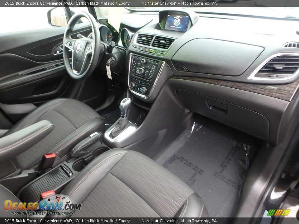 2015 Buick Encore Convenience AWD Carbon Black Metallic / Ebony Photo #16