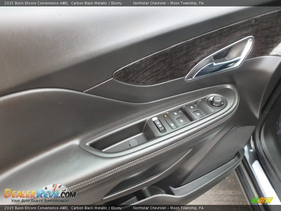 2015 Buick Encore Convenience AWD Carbon Black Metallic / Ebony Photo #24