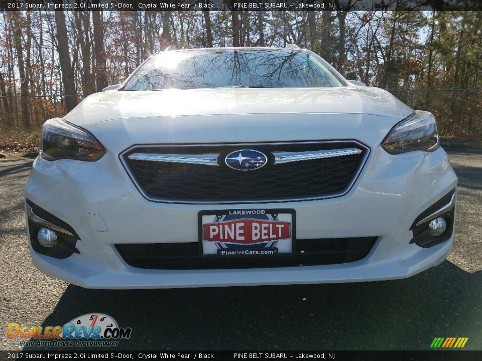 2017 Subaru Impreza 2.0i Limited 5-Door Crystal White Pearl / Black Photo #2