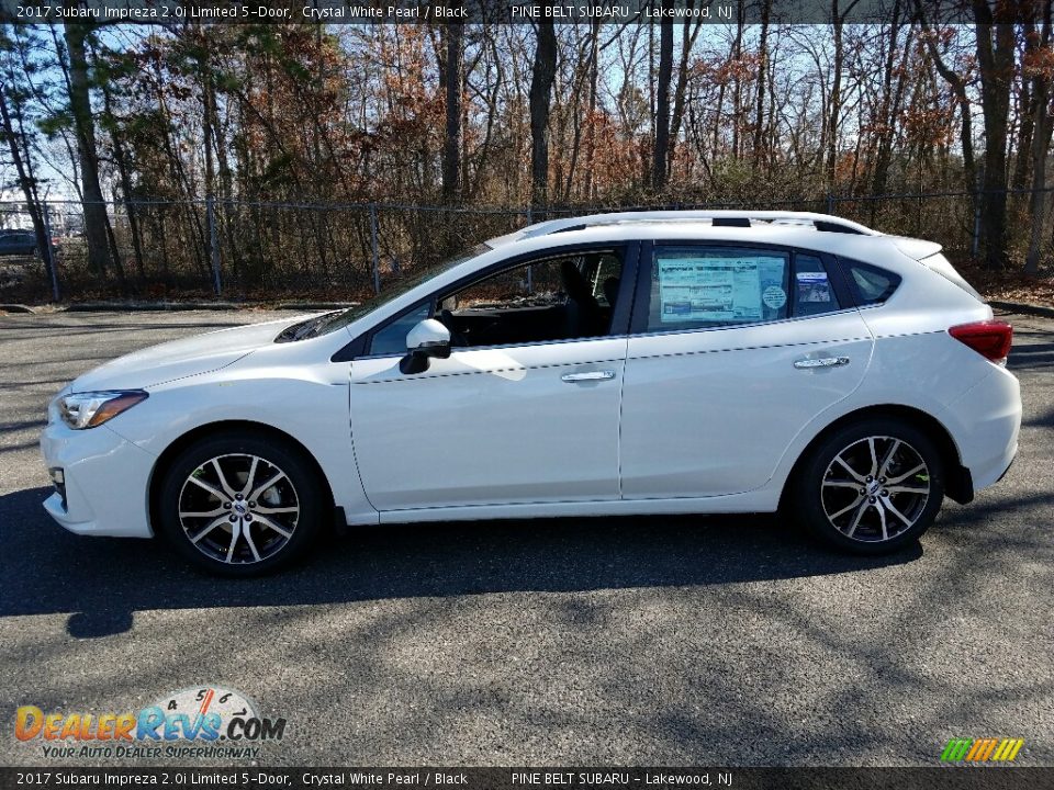 Crystal White Pearl 2017 Subaru Impreza 2.0i Limited 5-Door Photo #3