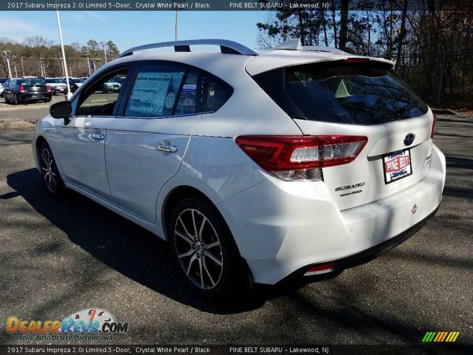2017 Subaru Impreza 2.0i Limited 5-Door Crystal White Pearl / Black Photo #4