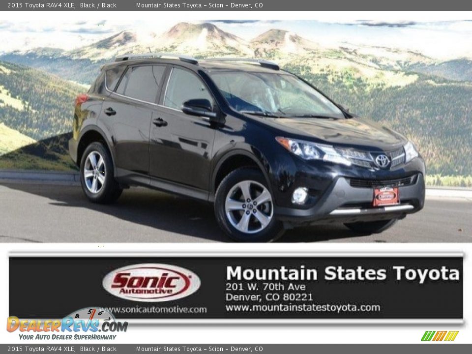 2015 Toyota RAV4 XLE Black / Black Photo #1